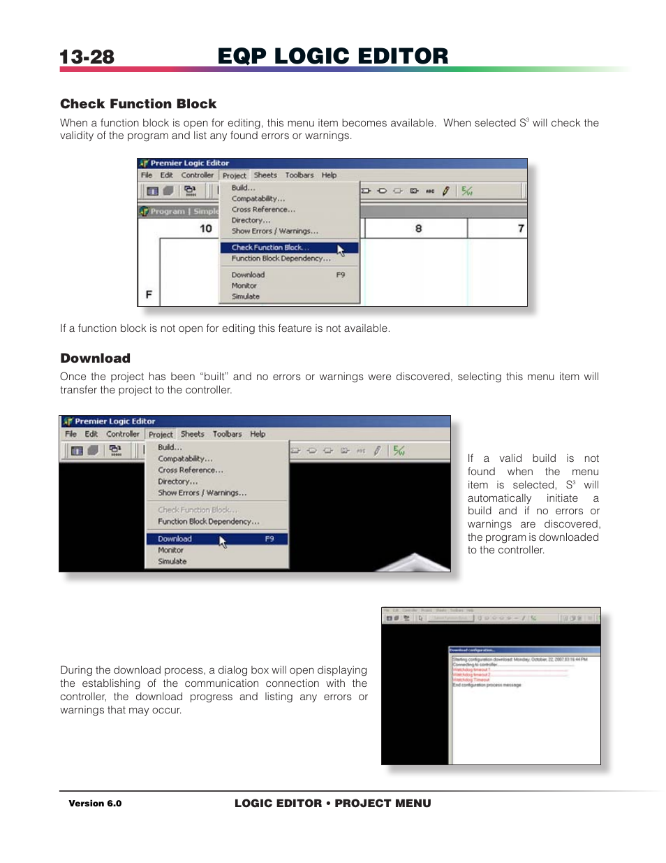 Eqp logic editor | Det-Tronics S3 Graphics User Manual | Page 253 / 327