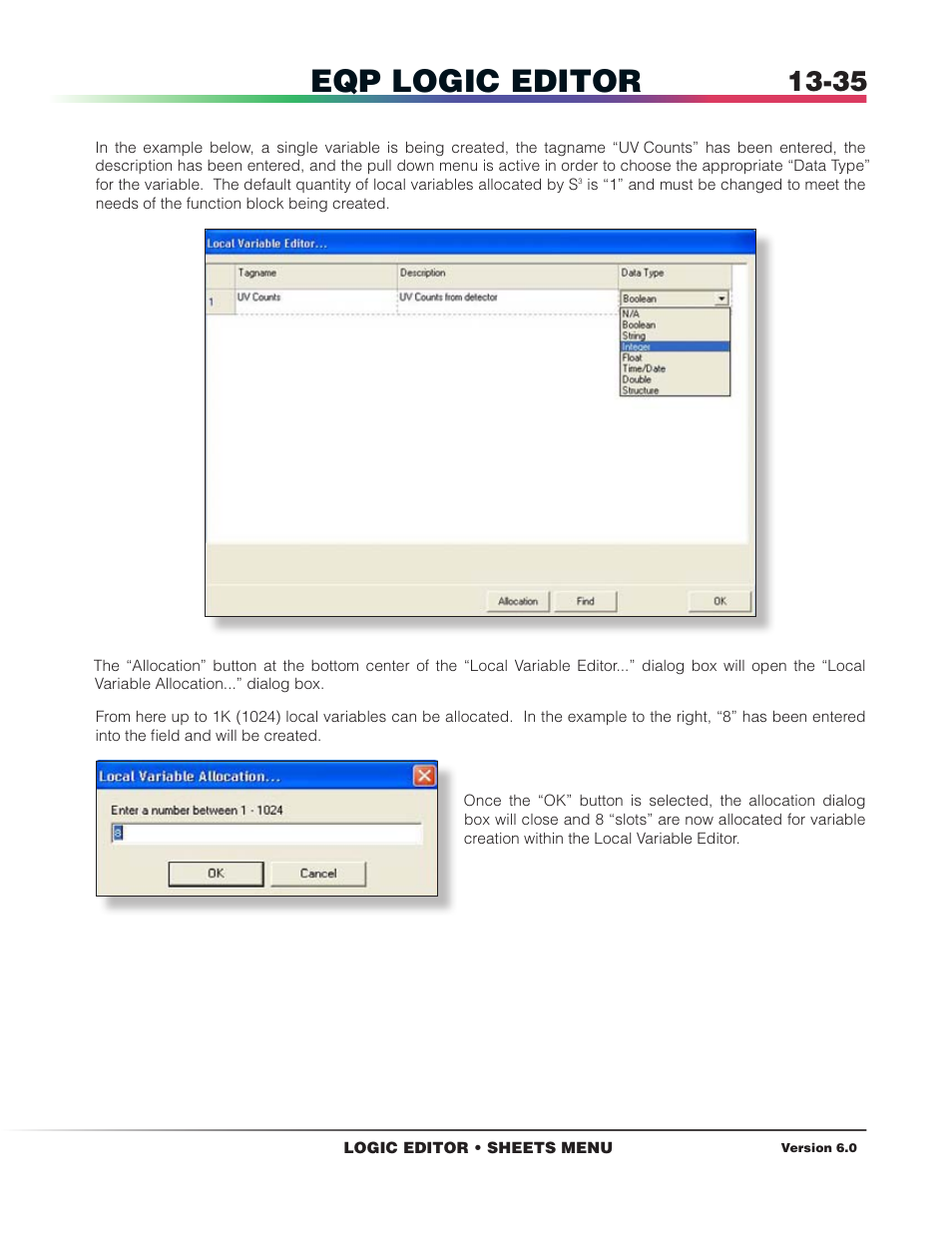 Eqp logic editor | Det-Tronics S3 Graphics User Manual | Page 260 / 327