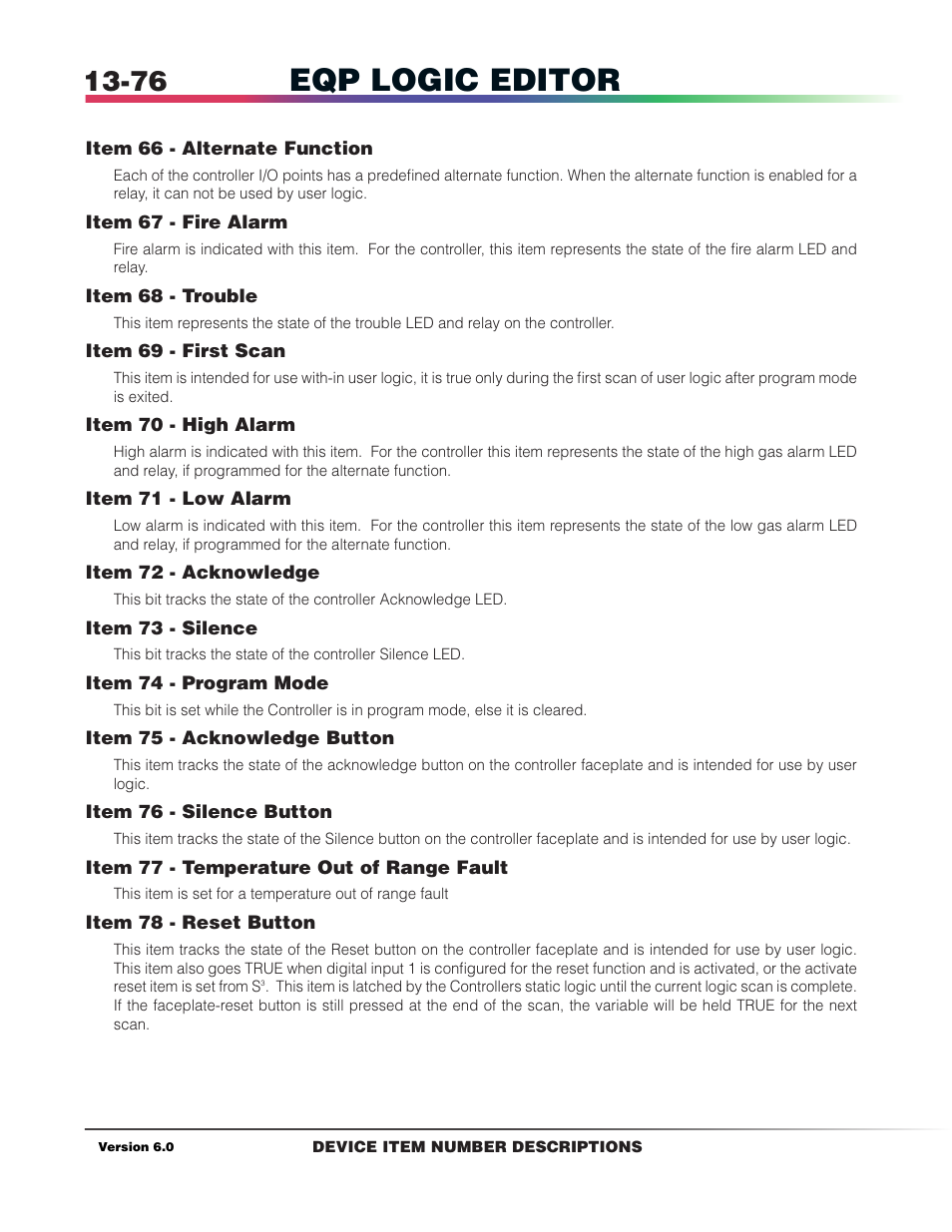 Eqp logic editor | Det-Tronics S3 Graphics User Manual | Page 301 / 327