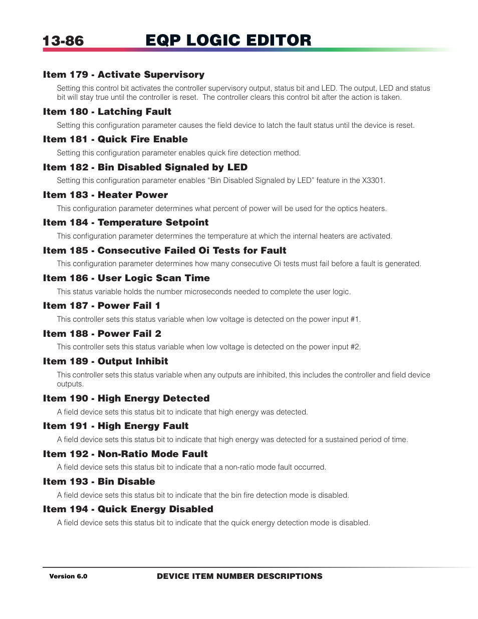 Eqp logic editor | Det-Tronics S3 Graphics User Manual | Page 311 / 327