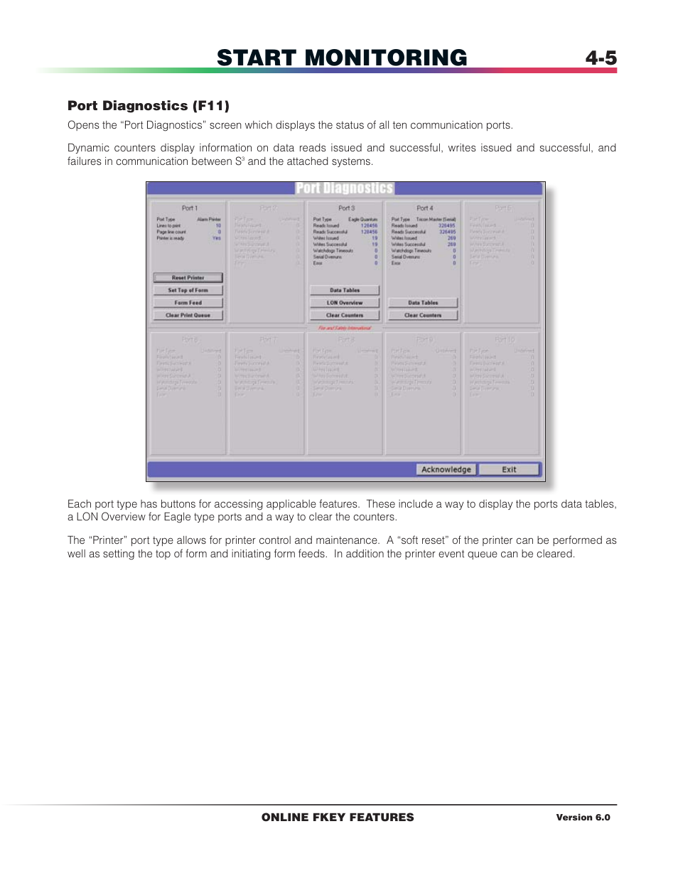 Start monitoring | Det-Tronics S3 Graphics User Manual | Page 32 / 327