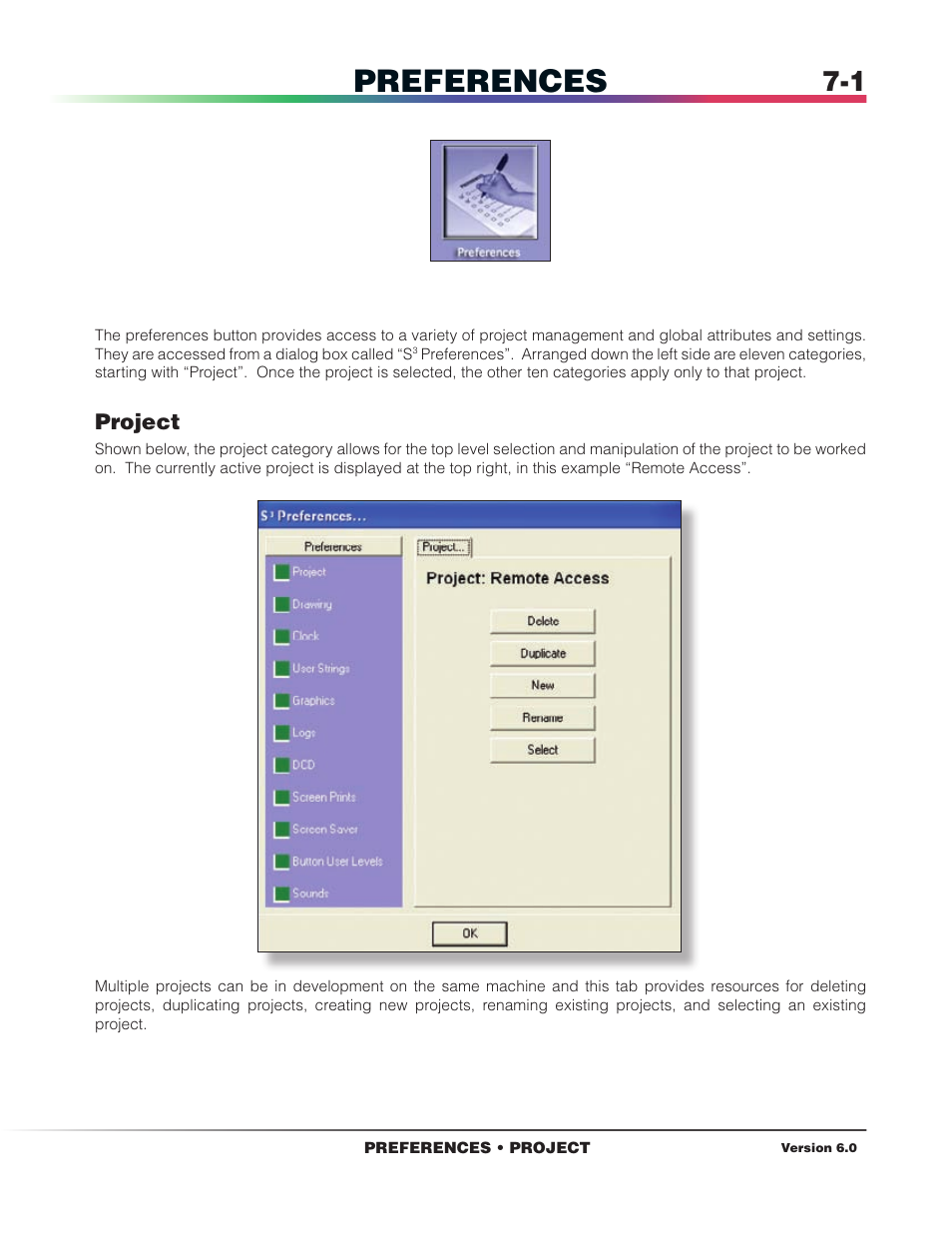 Preferences, Project | Det-Tronics S3 Graphics User Manual | Page 46 / 327