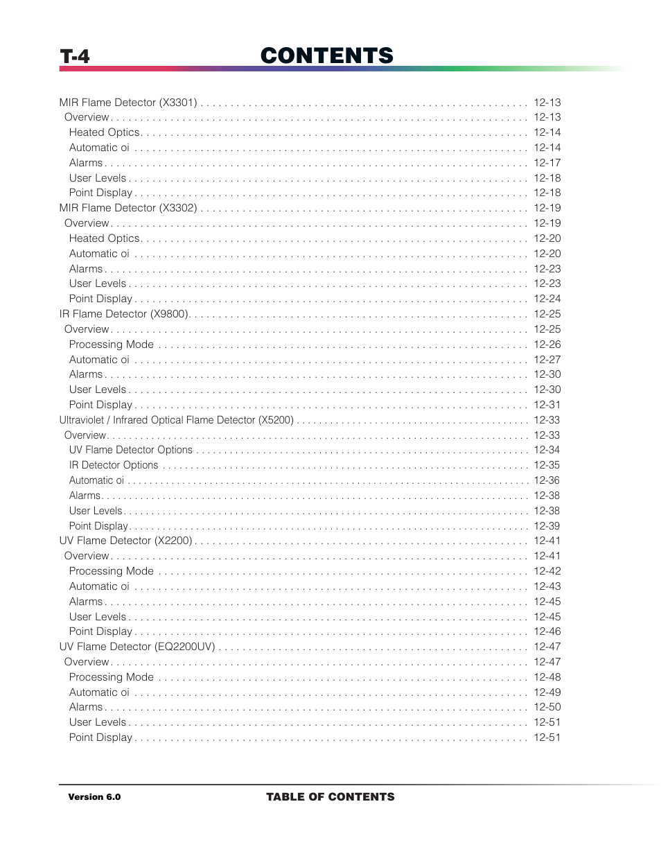 Det-Tronics S3 Graphics User Manual | Page 5 / 327