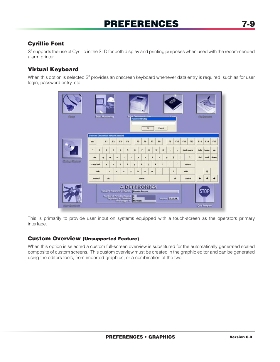 Preferences | Det-Tronics S3 Graphics User Manual | Page 54 / 327