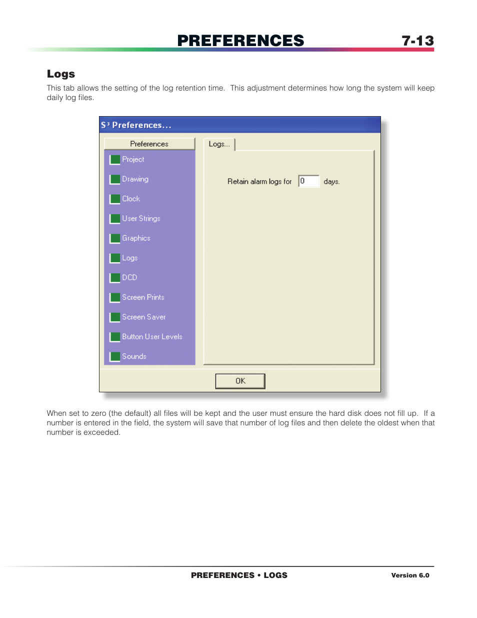 Logs, Preferences | Det-Tronics S3 Graphics User Manual | Page 58 / 327