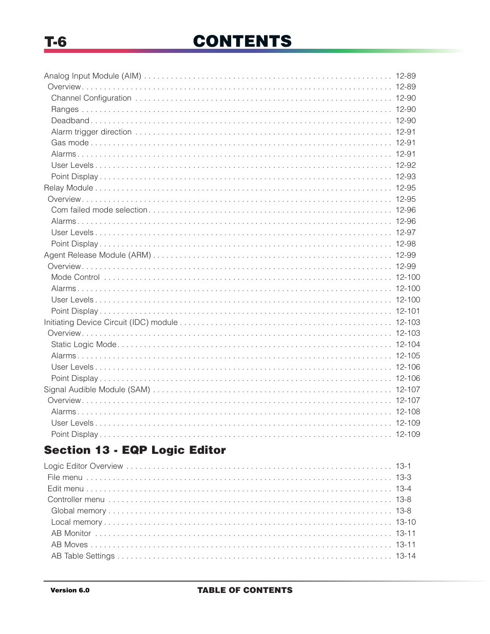 Det-Tronics S3 Graphics User Manual | Page 7 / 327