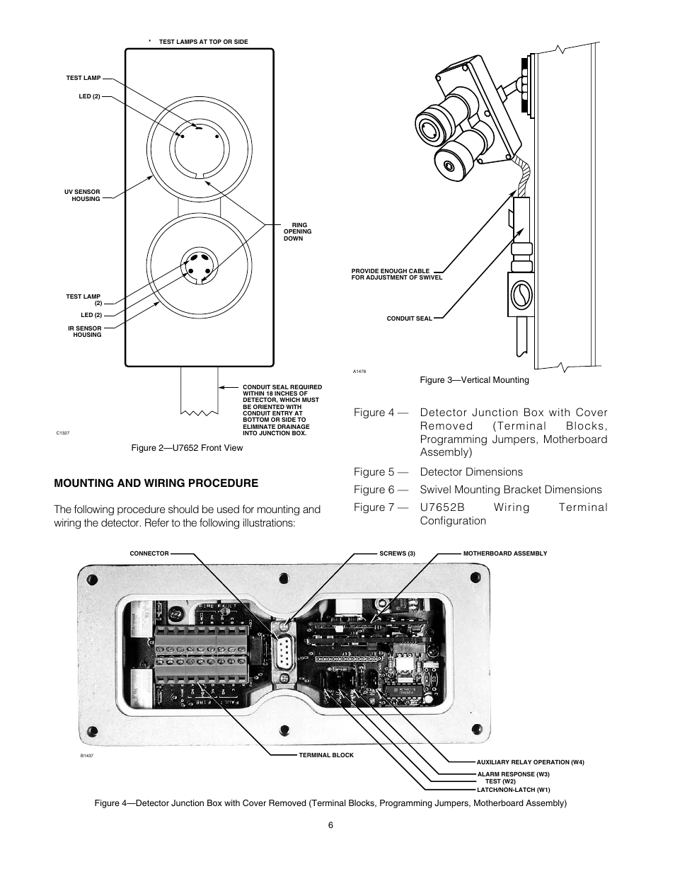 Det-Tronics U7652B, C Unitized UV/IR Flame Detector User Manual | Page 8 / 22