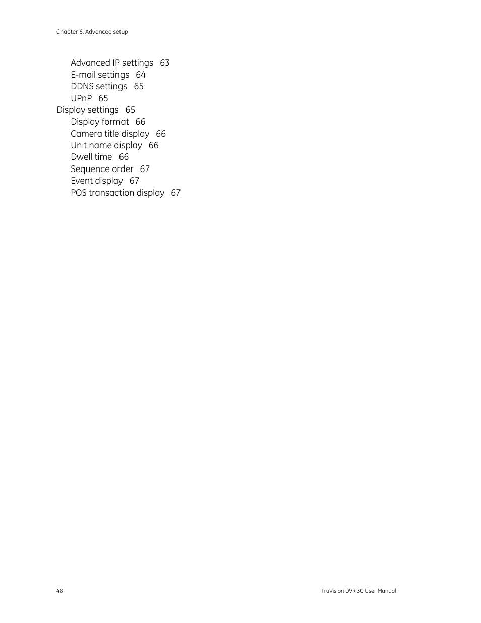 Det-Tronics 000499-142 DVR, 16 Camera, 500GB (GE Security) User Manual | Page 52 / 92