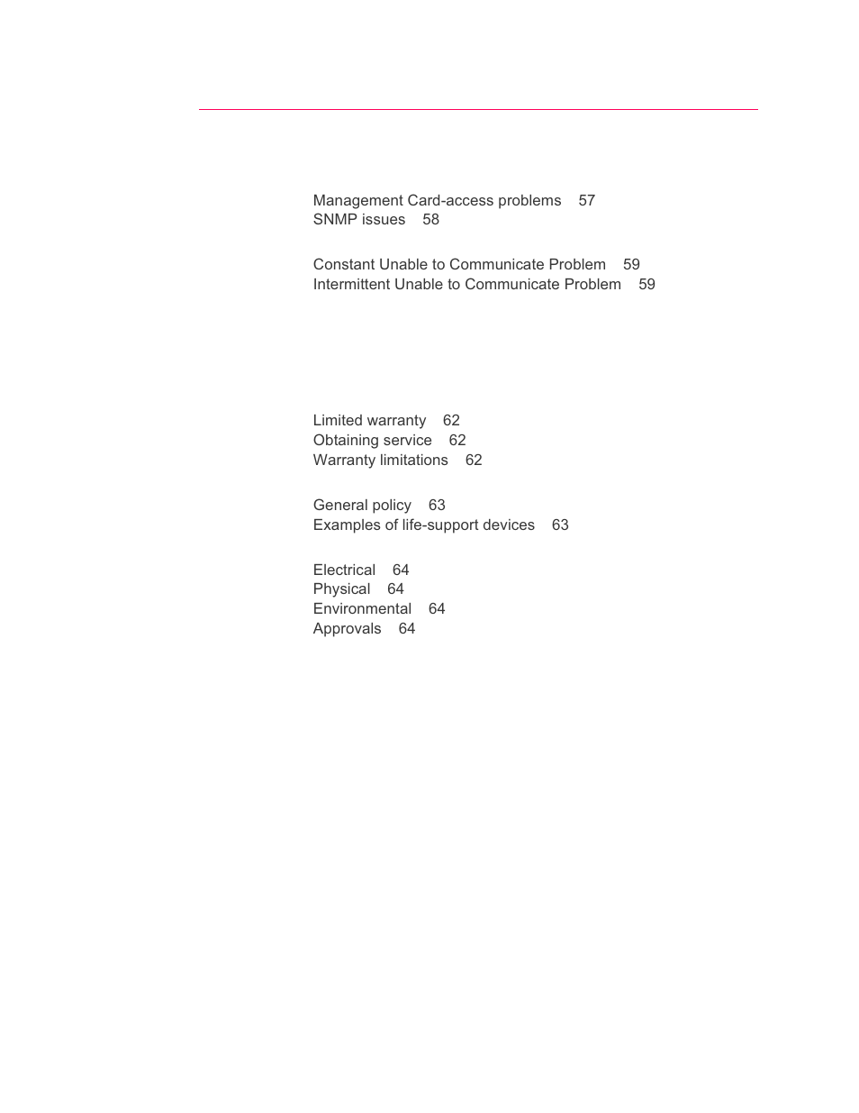 APC Network Management Card none User Manual | Page 7 / 77