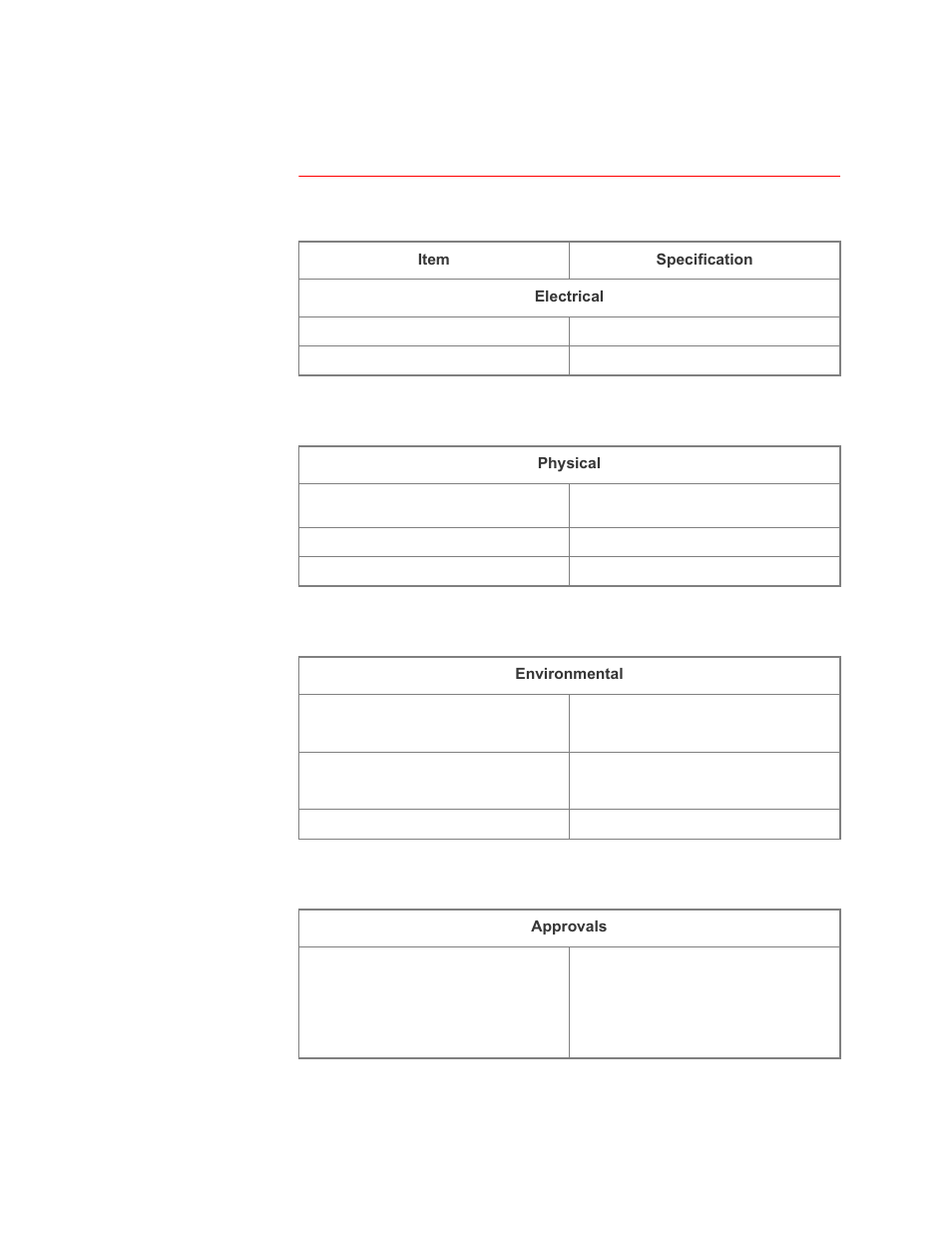 Specifications, Electrical, Physical | Environmental, Approvals, Ohfwulfdo, 3k\vlfdo, Qylurqphqwdo, Ssurydov, Product information | APC Network Management Card none User Manual | Page 71 / 77