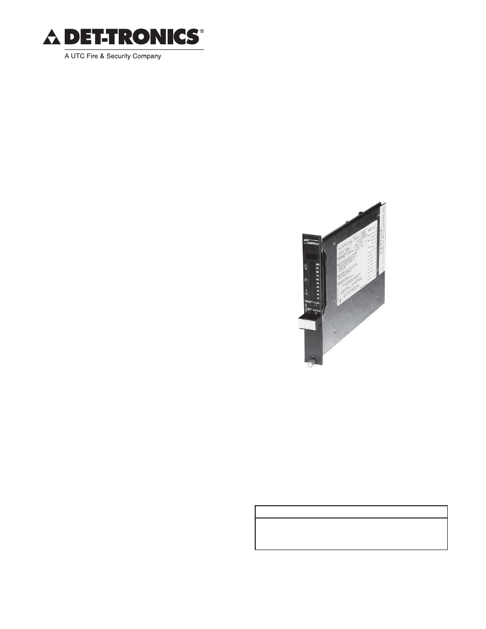 Det-Tronics R8471NH34001,2,3 Single Channel Gas Controller, NH3 User Manual | Page 3 / 28