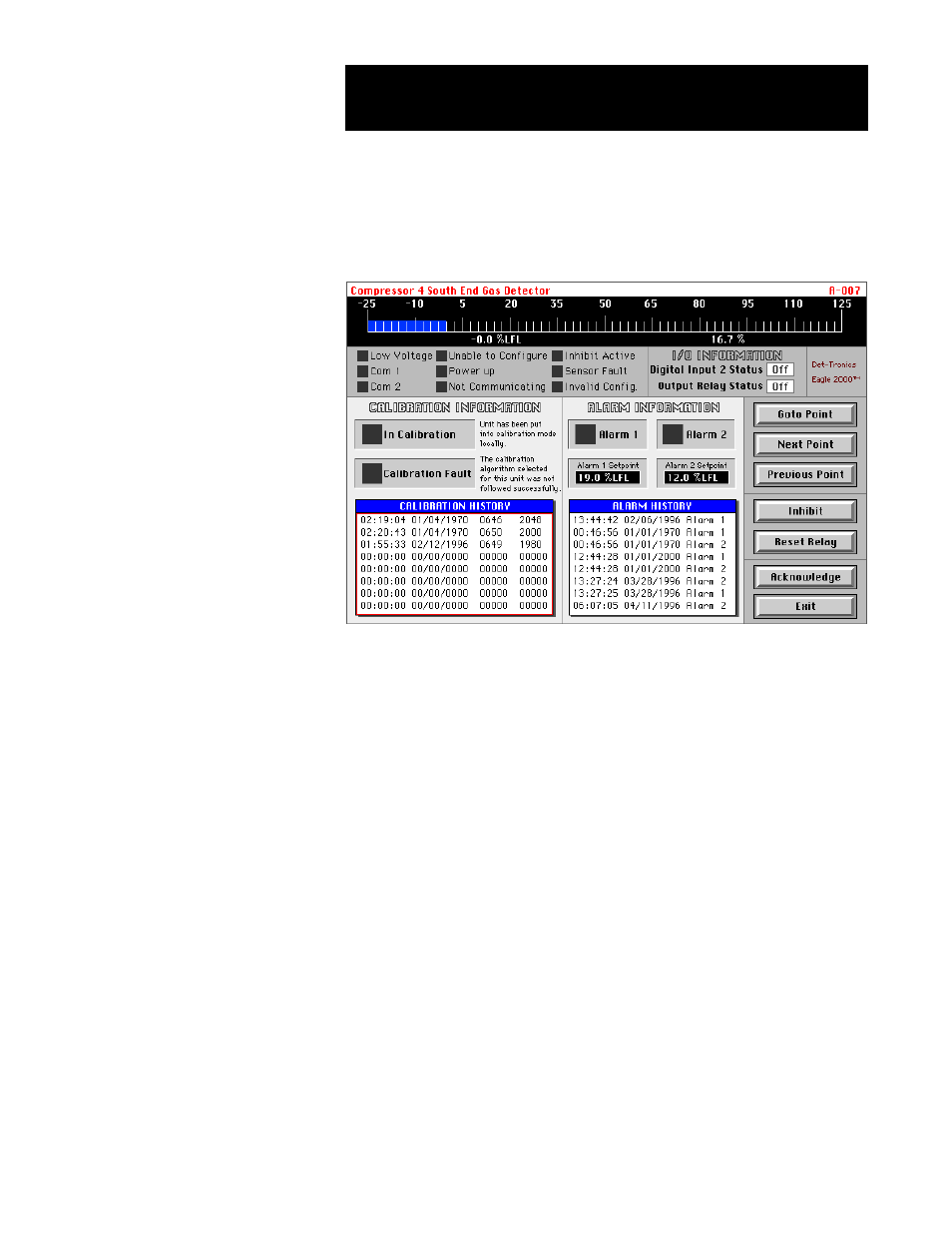 Communication module point display, General information indicators | Det-Tronics Mac - w/Supercard User Manual | Page 58 / 76