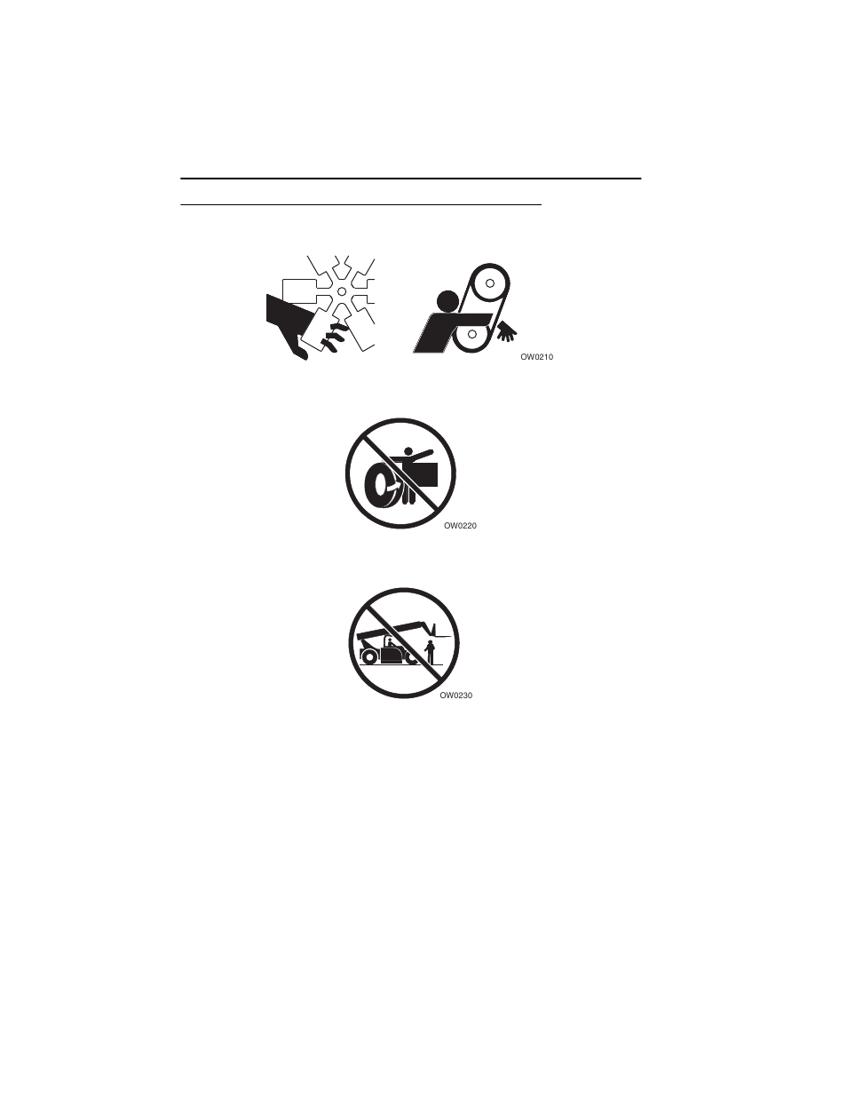 Pinch points and crush hazards, Pinch points and crush hazards -10 | Deutz-Fahr Agrovector 40.9 User Manual | Page 20 / 160