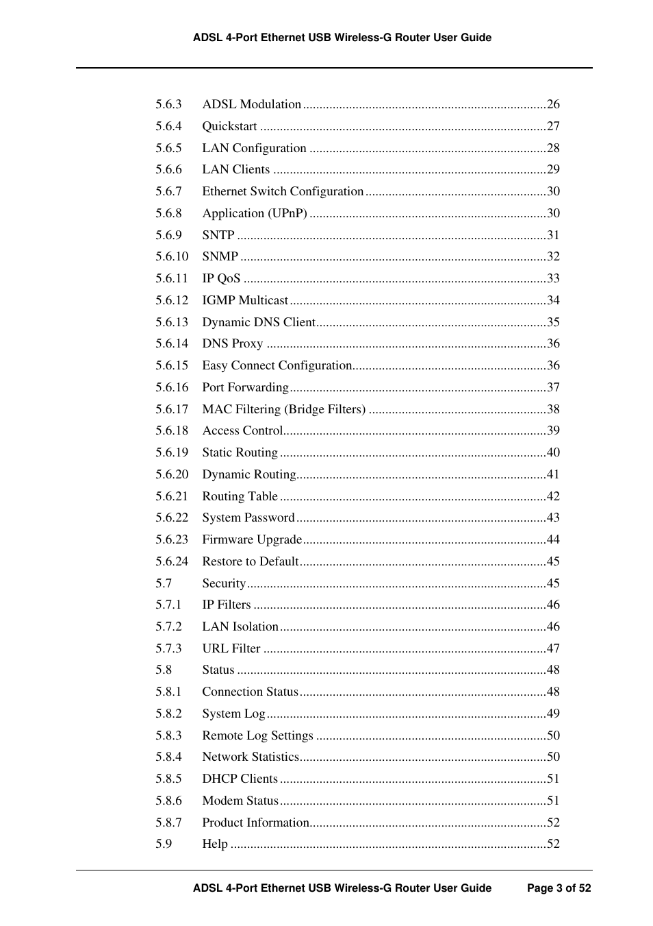 APC ADSL 4-Port User Manual | Page 3 / 52