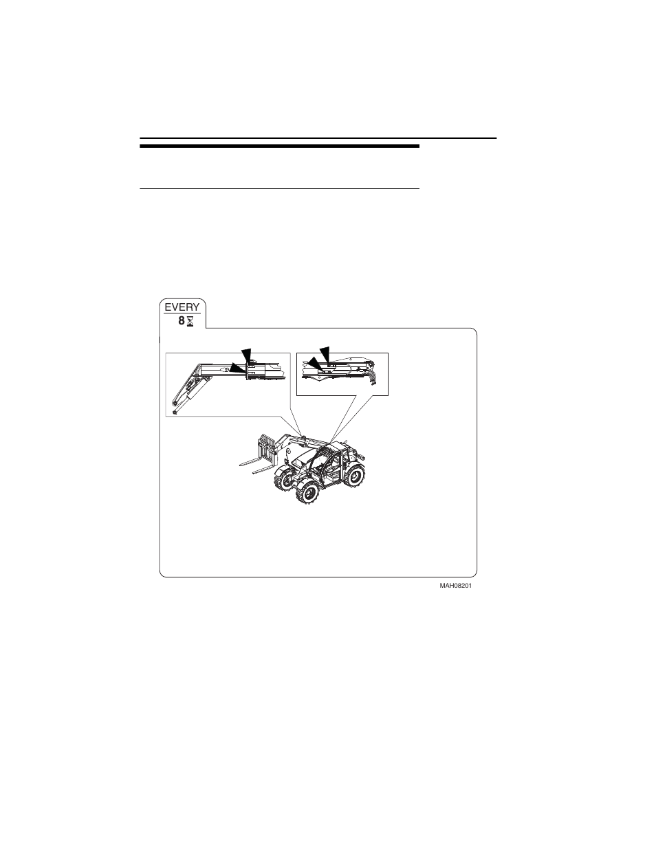 4 lubrication schedules, 8 hour lubrication schedule, 4 lubrication schedules -6 | 8 hour lubrication schedule -6 | Deutz-Fahr Agrovector 30.7 User Manual | Page 110 / 138