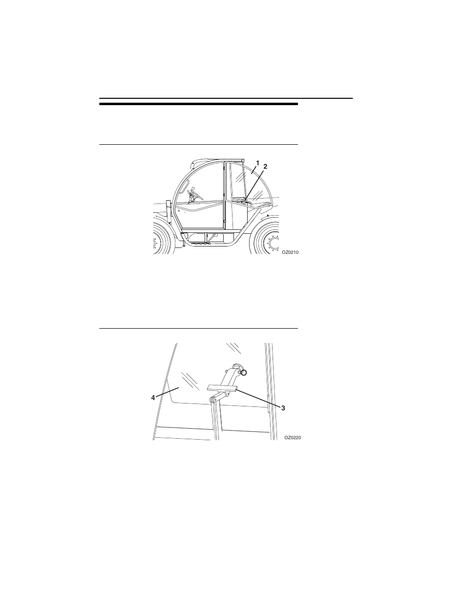 6 windows, Cab door window, Rear window | 6 windows -10, Cab door window -10 rear window -10 | Deutz-Fahr Agrovector 30.7 User Manual | Page 34 / 138