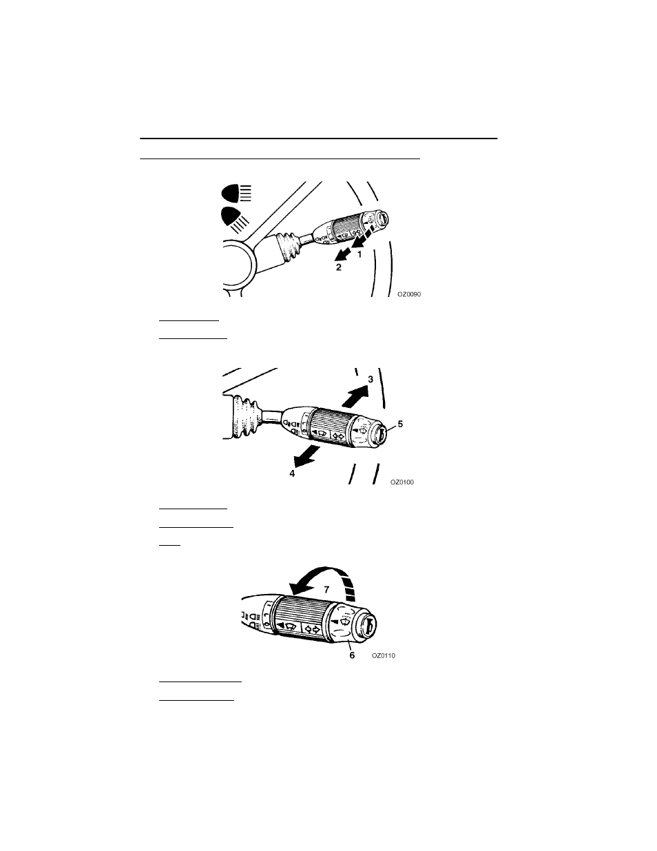 Wiper, lights and turn signal control lever, Wiper, lights and turn signal control lever -10 | Deutz-Fahr Agrovector 30.7 User Manual | Page 44 / 138