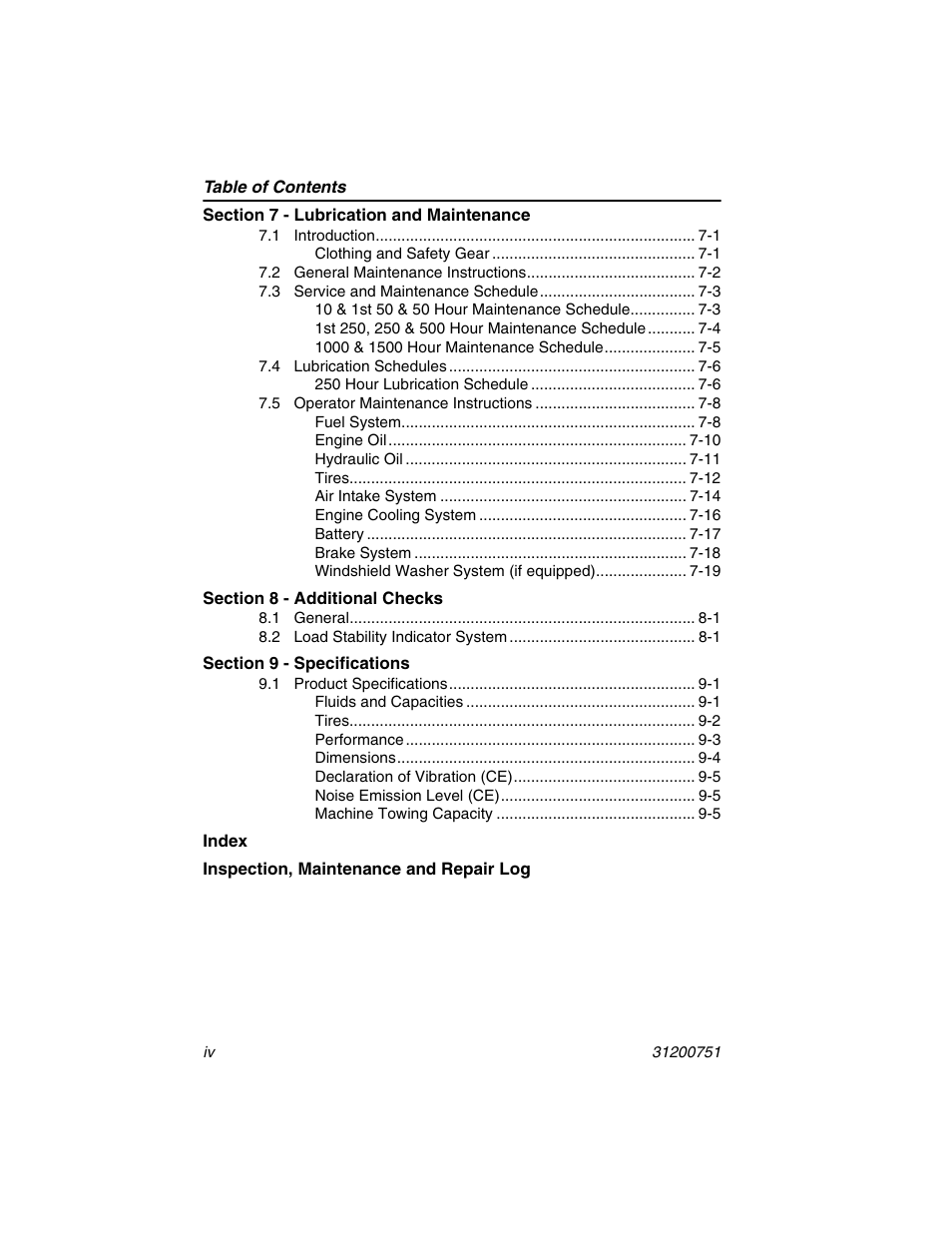 Deutz-Fahr Agrovector 25.5 User Manual | Page 10 / 144