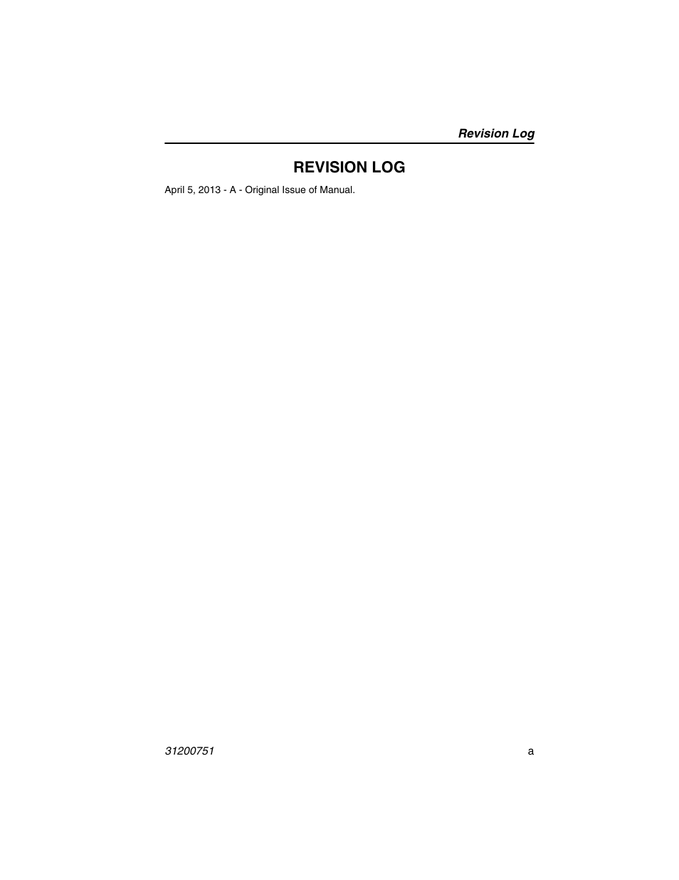 Revision log | Deutz-Fahr Agrovector 25.5 User Manual | Page 3 / 144