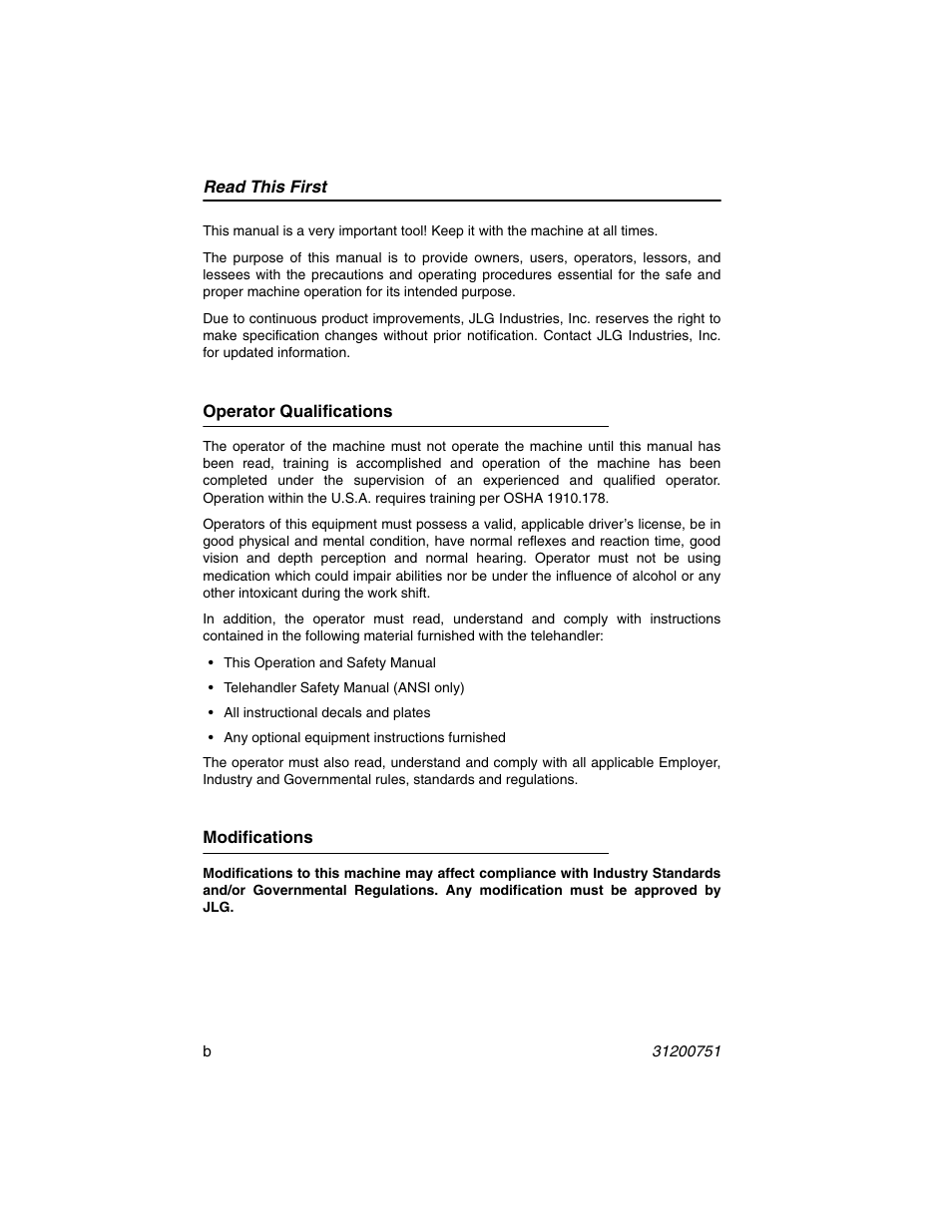 Read this first | Deutz-Fahr Agrovector 25.5 User Manual | Page 4 / 144