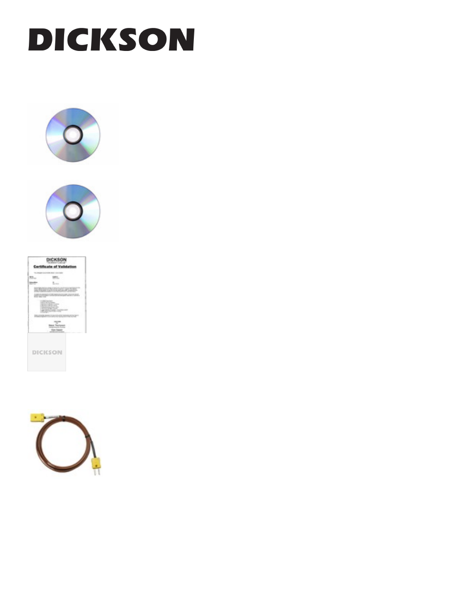 Ht350, Accessories ht350 | Dickson HT350 User Manual | Page 4 / 7
