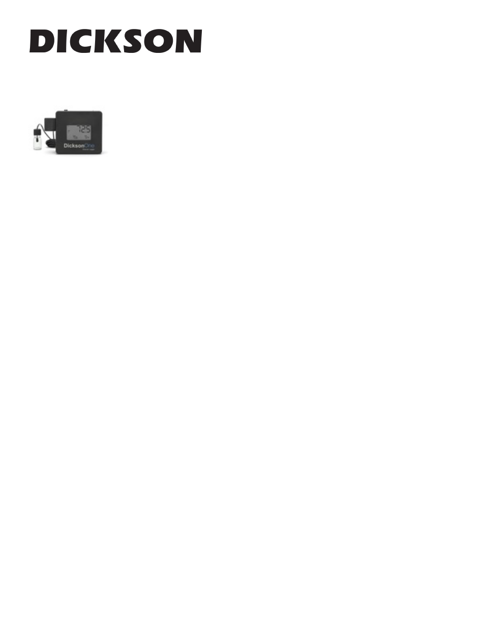 Dickson ENT21 User Manual | 8 pages