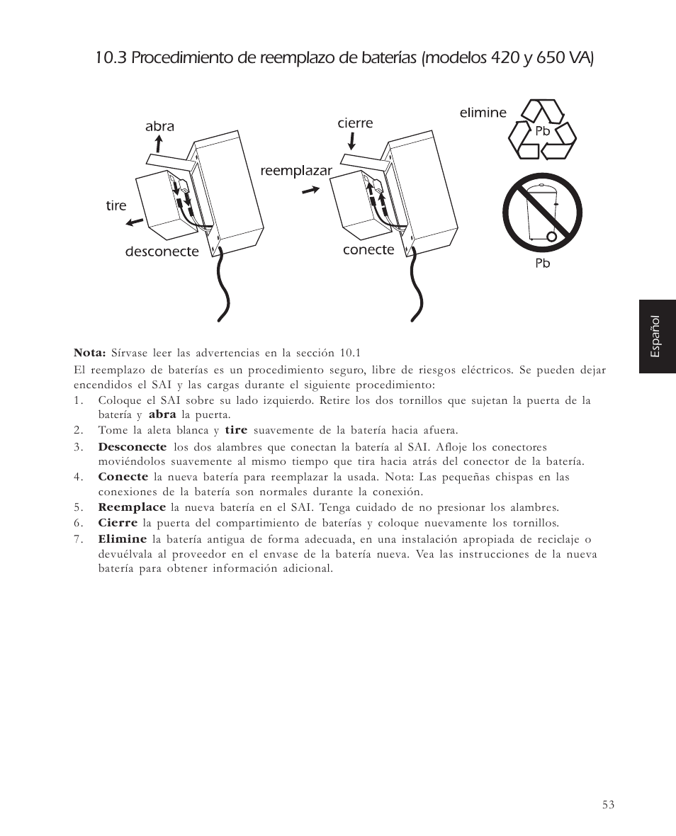 APC 650 User Manual | Page 57 / 66
