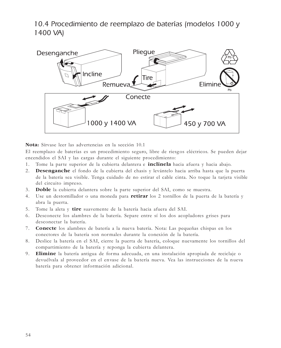 APC 650 User Manual | Page 58 / 66
