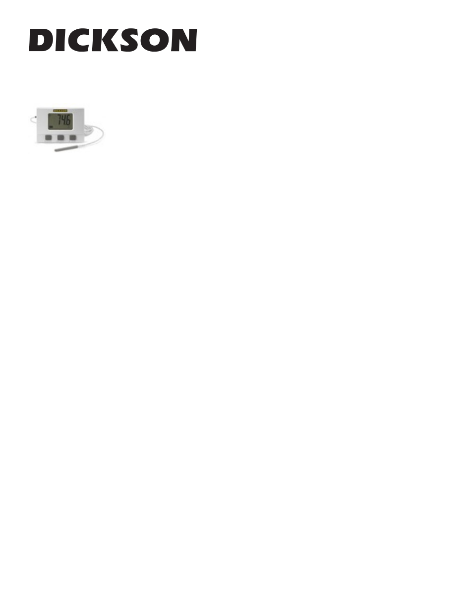 Dickson SM420 User Manual | 13 pages