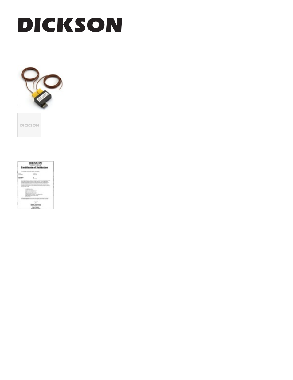 Wft24, Accessories wft24 | Dickson WFT24 User Manual | Page 2 / 12