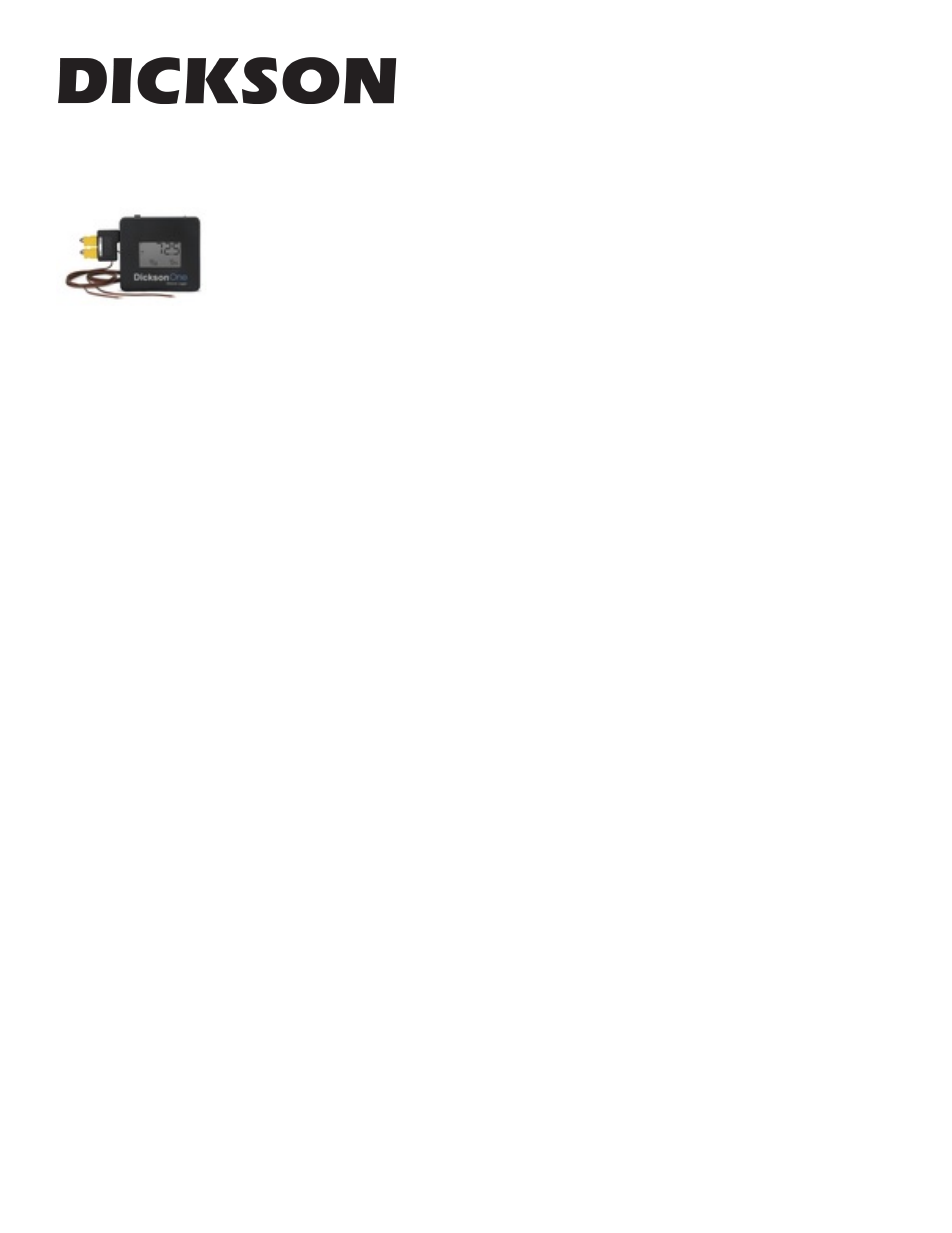 Dickson ENT24 User Manual | 12 pages