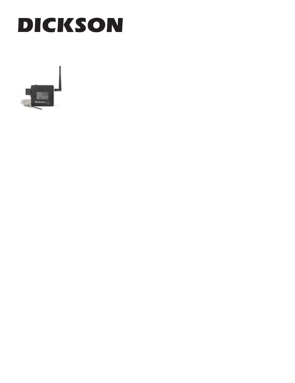 Dickson WFT25 User Manual | 8 pages