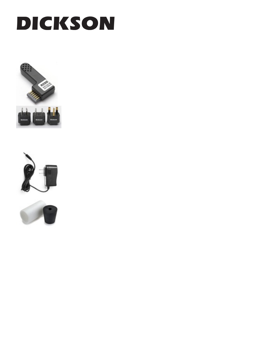 Th8p0, Accessories th8p0, Calibrations | Dickson TH8P0 User Manual | Page 2 / 2