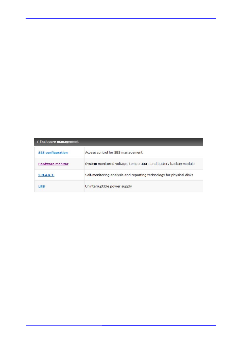 7 enclosure management | APC iSCSI SATA II User Manual | Page 61 / 93