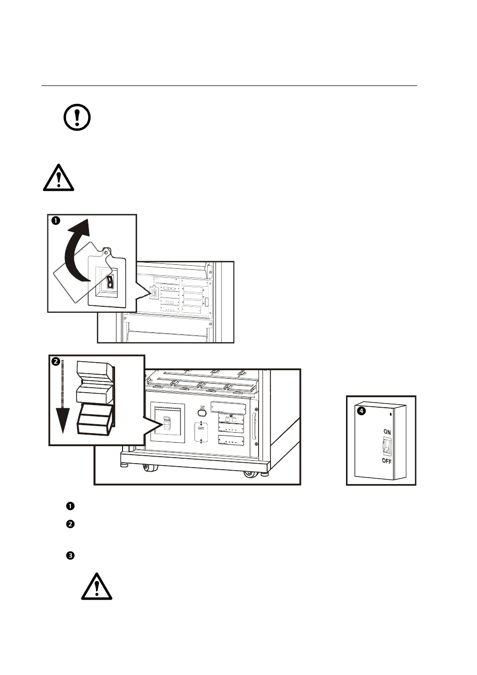 Operation procedures, Total power off procedure | APC SYMMETRA PDUM160H-B User Manual | Page 14 / 36