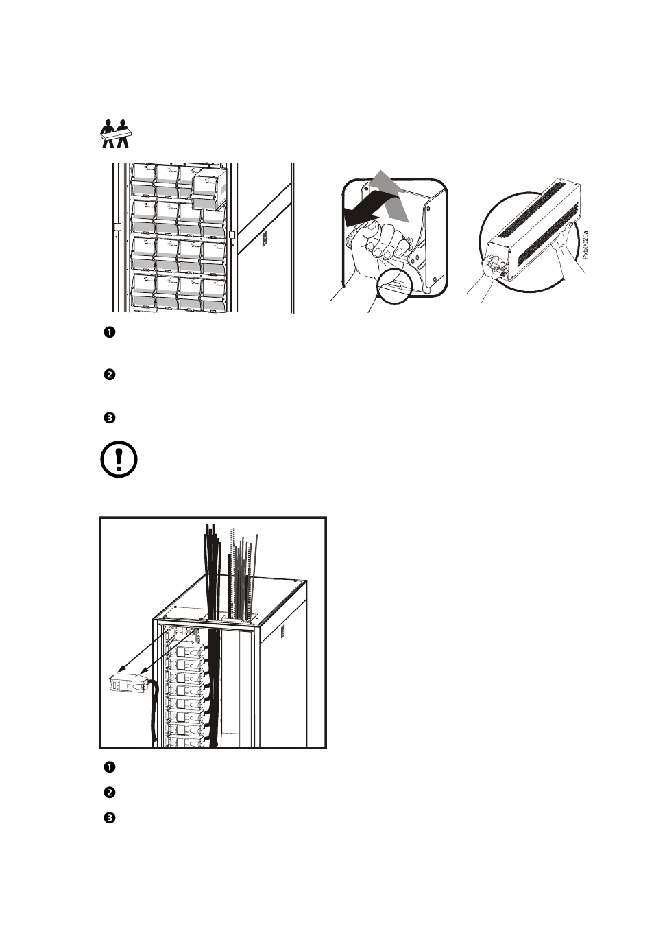 How to replace a battery module, How to replace a power distribution module | APC SYMMETRA PDUM160H-B User Manual | Page 25 / 36