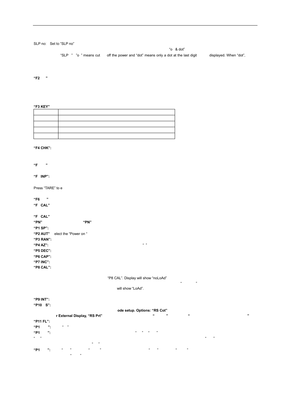 DIGIWEIGH DWP-800 DWP-102E Indicator User Manual | Page 7 / 8