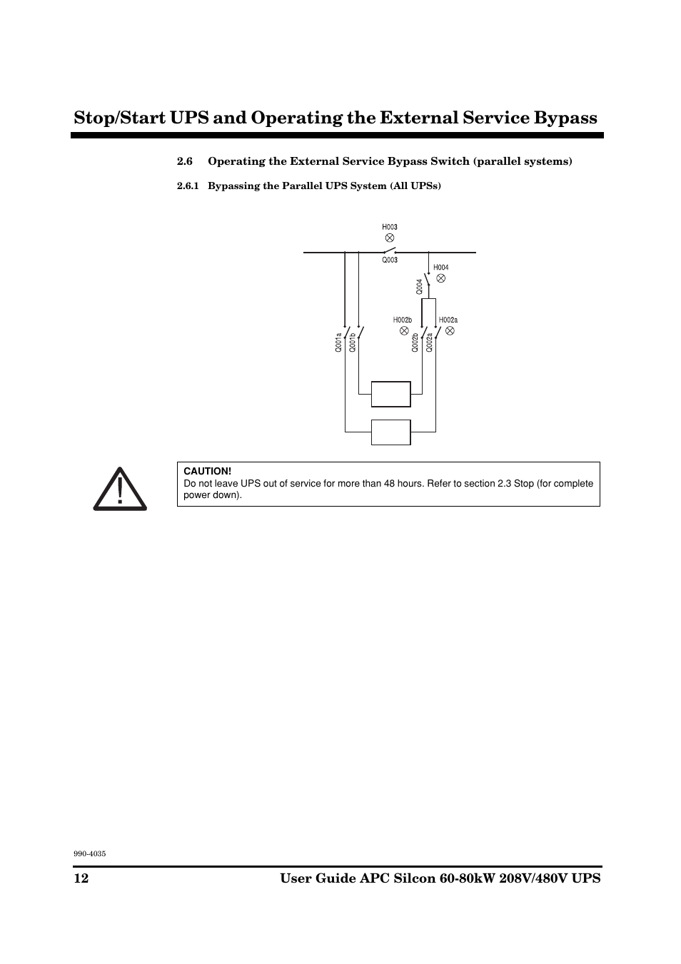 APC SILCON 60-80KW 208/480V UPS User Manual | Page 12 / 34