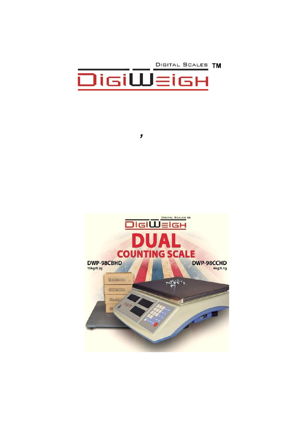 DIGIWEIGH DWP-98D User Manual | 27 pages
