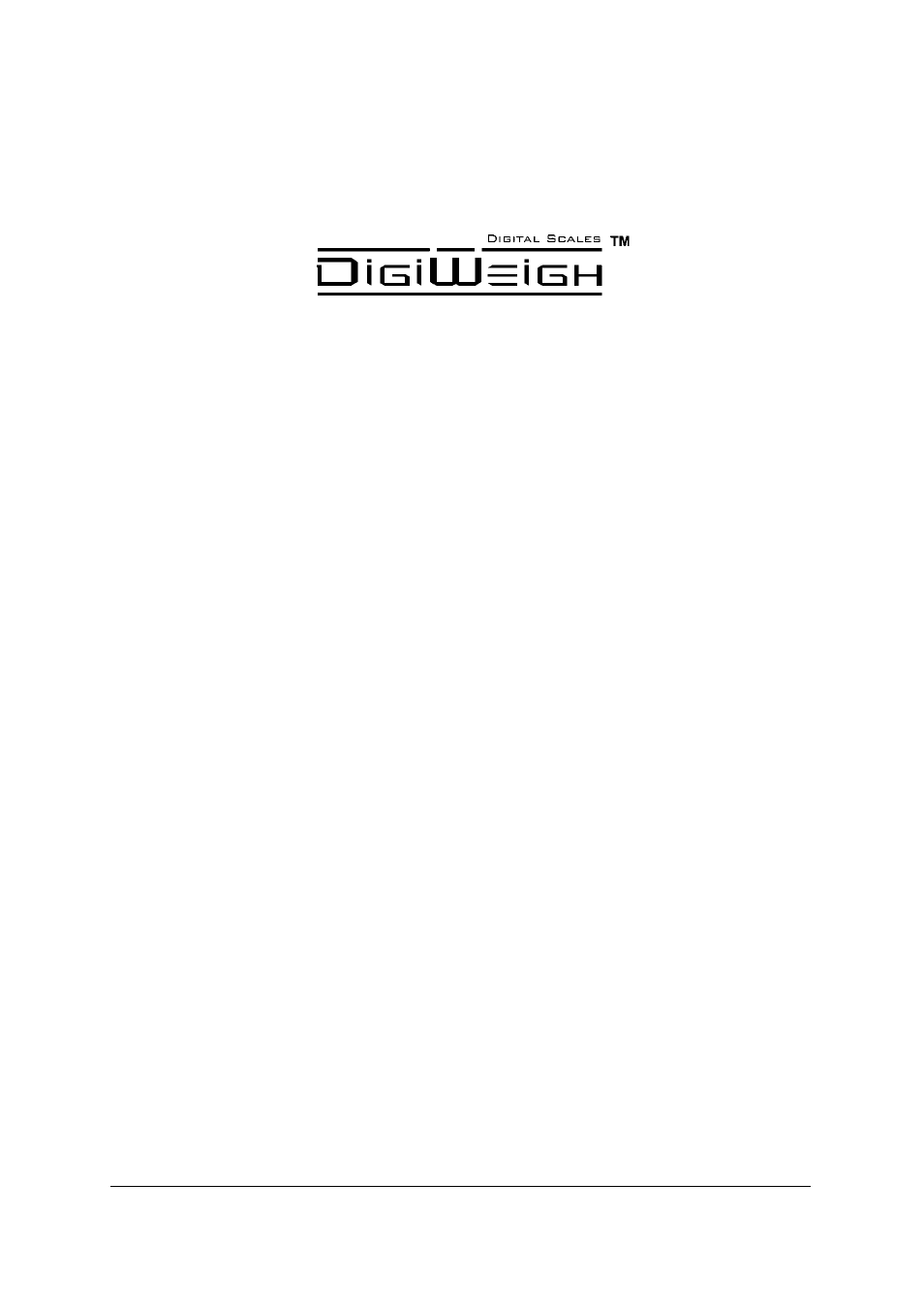 DIGIWEIGH DWP-11KRW User Manual | 12 pages