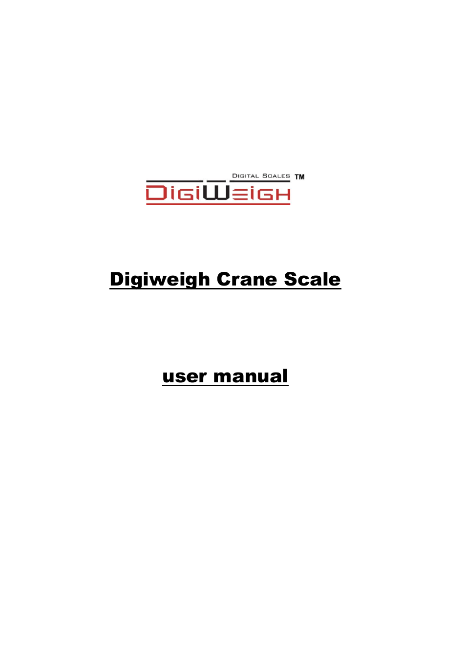 DIGIWEIGH DWP-500C2X User Manual | 5 pages