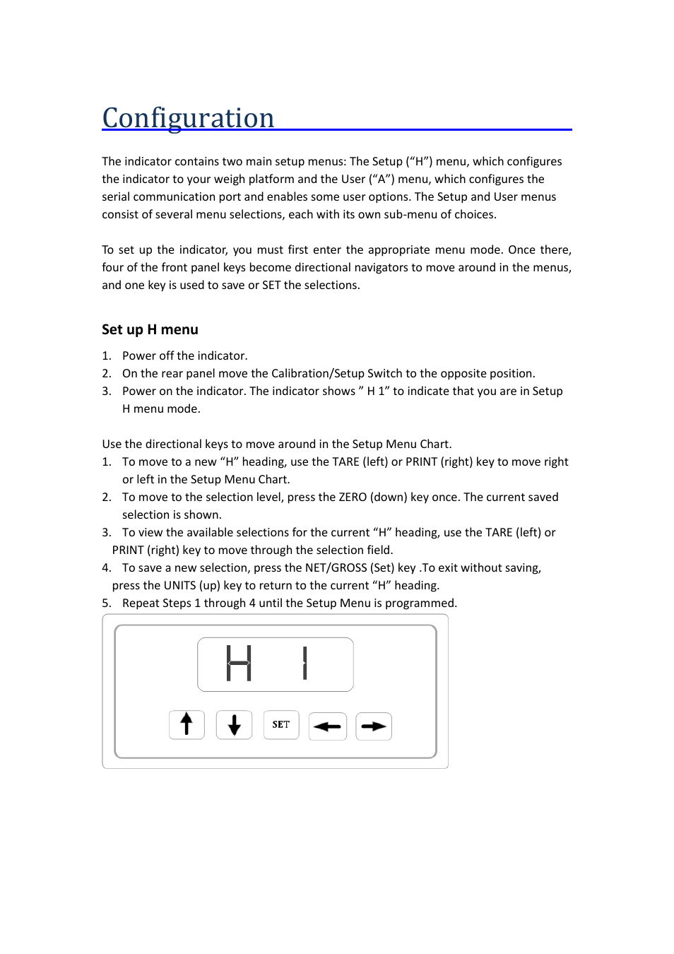 Configuration | DIGIWEIGH DWP-101B User Manual | Page 4 / 17