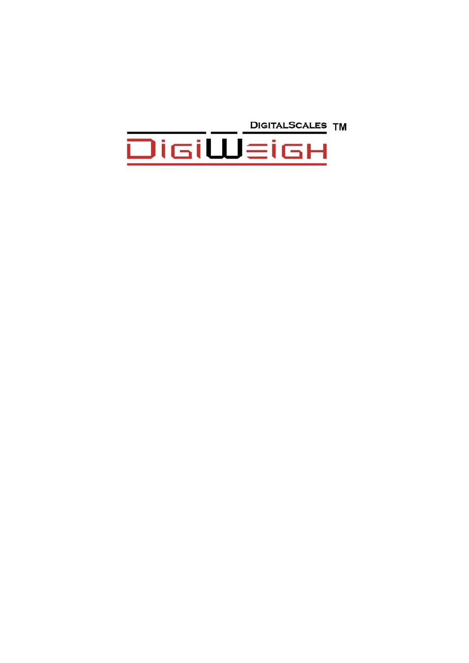 DIGIWEIGH DWP-B2004 User Manual | 17 pages