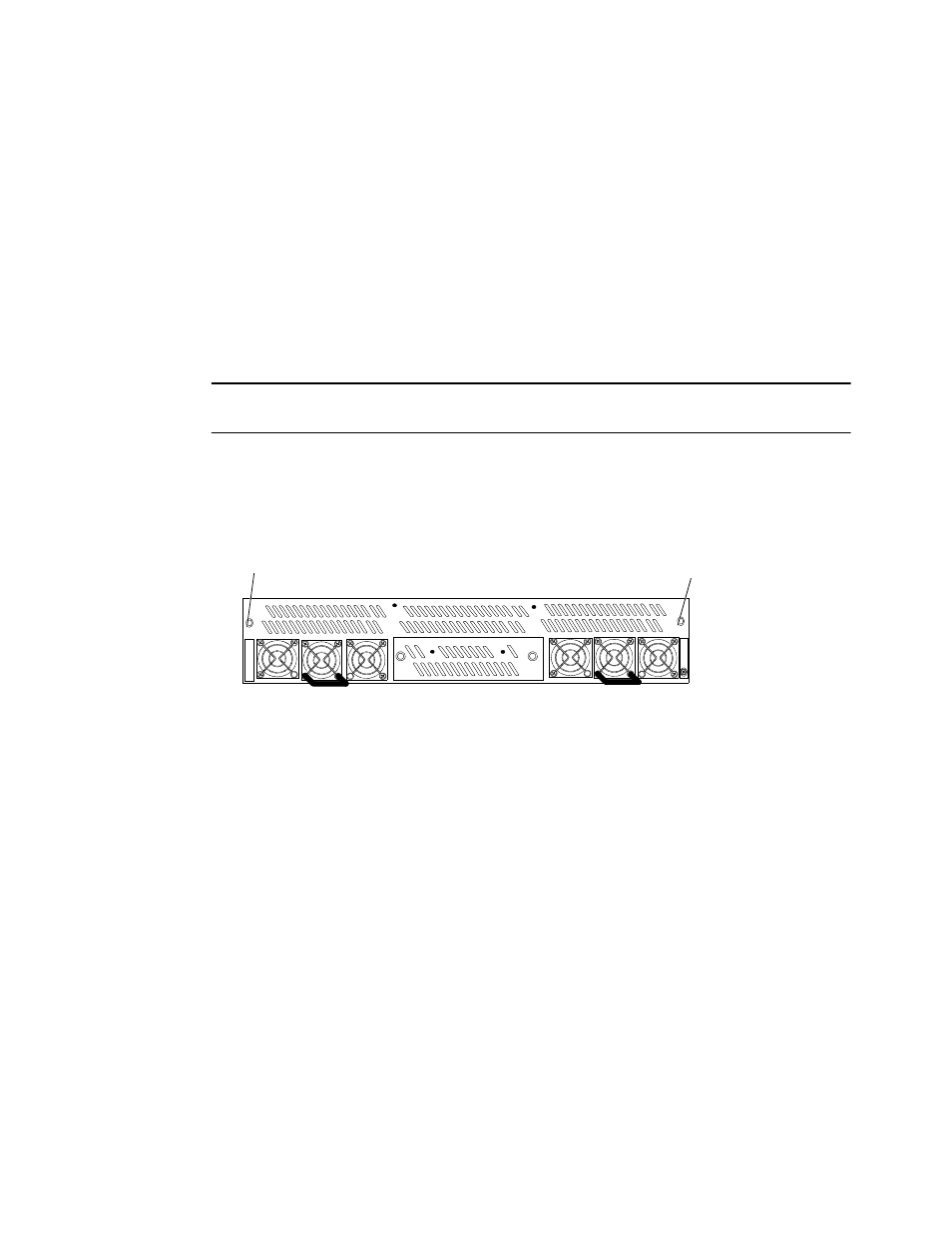 Replace the cover panel (if necessary), 2 fan failure, Slide the module out of its bay | Figure 4-5 fan module, Install the thumbscrews to secure it, 2 recovering from drive failures, Recovering from drive failures | APC SGI 15000 RAID User Manual | Page 104 / 152