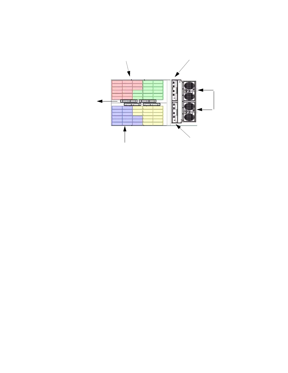 Figure 5-3 drive enclosure module locations, 2 enclosure core product, Figure 5–3 | APC SGI 15000 RAID User Manual | Page 110 / 152