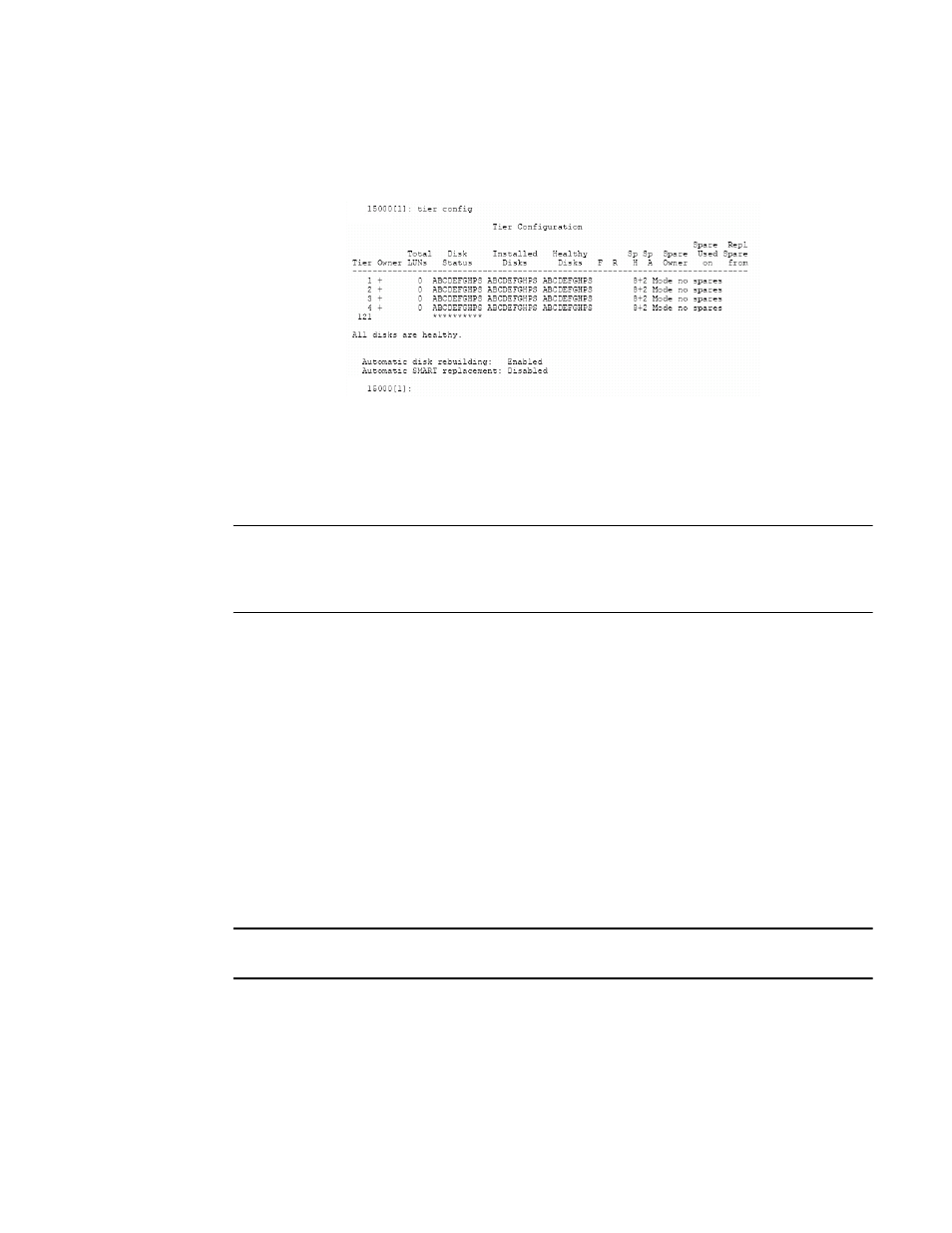 2 tier configuration, Figure 3-13 tier configuration screen | APC SGI 15000 RAID User Manual | Page 53 / 152