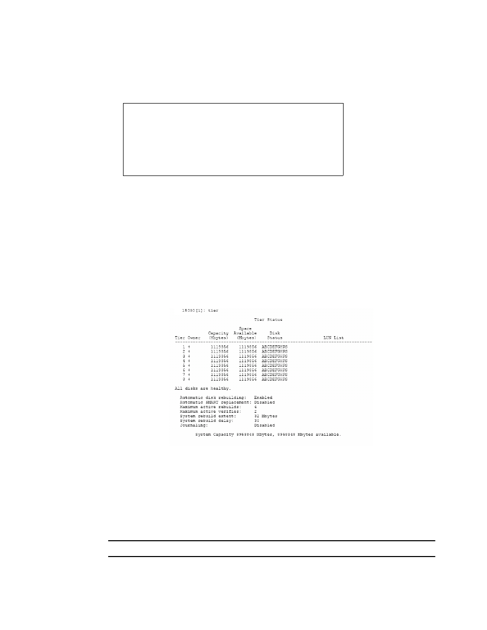 Figure 3-40 host command offsets screen, 4 resources allocation, Background format/rebuild operations | Resources allocation, Figure 3–40 | APC SGI 15000 RAID User Manual | Page 80 / 152