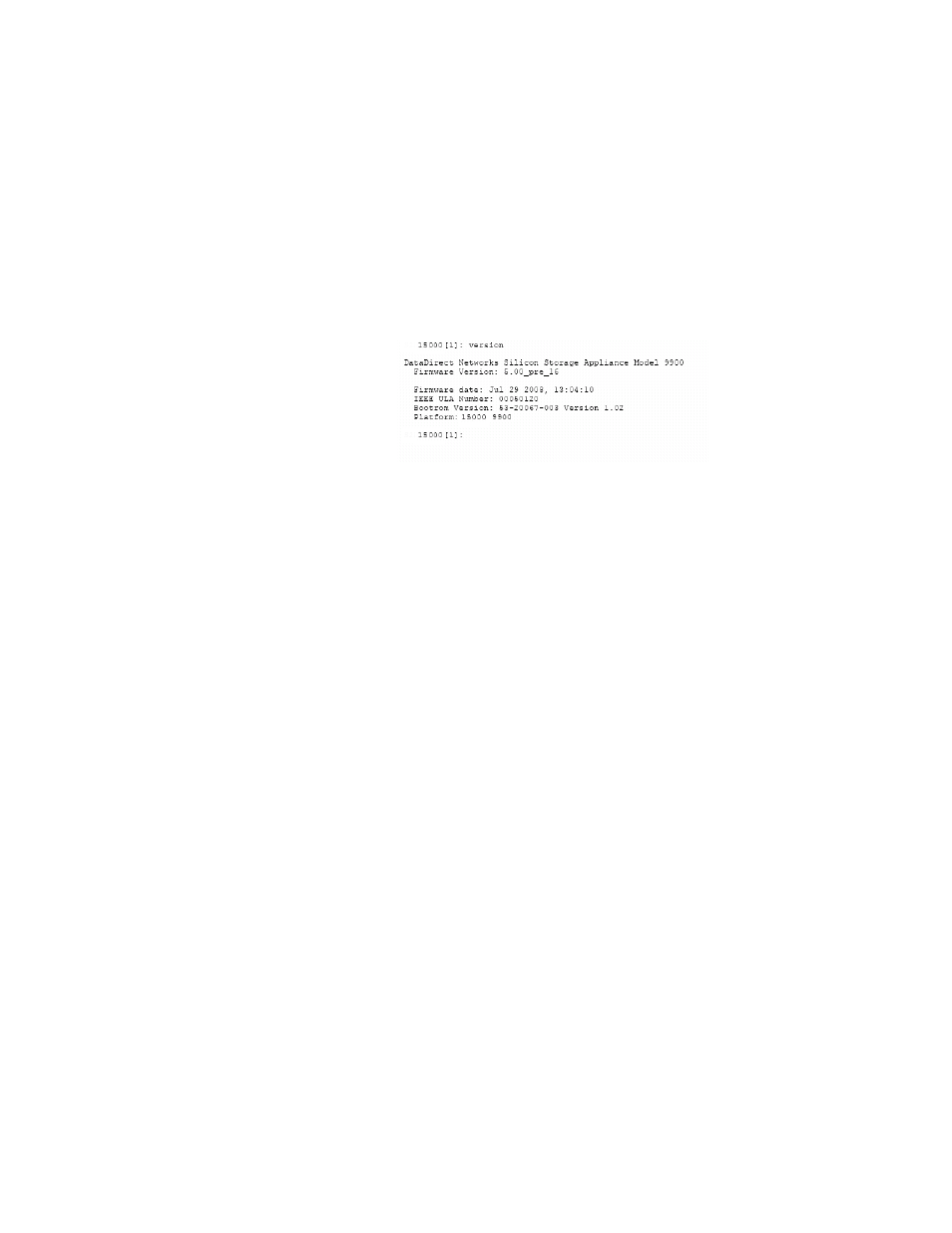 5 firmware update management, 1 displaying current firmware version, Figure 3-52 version information screen | 2 firmware update procedure, Copy the new firmware file to your tftp server, Enter tftp, Displaying current firmware version, Firmware update procedure | APC SGI 15000 RAID User Manual | Page 89 / 152