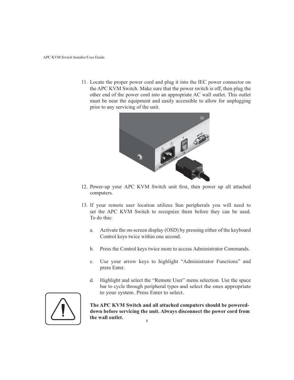 APC AP9268 User Manual | Page 13 / 49