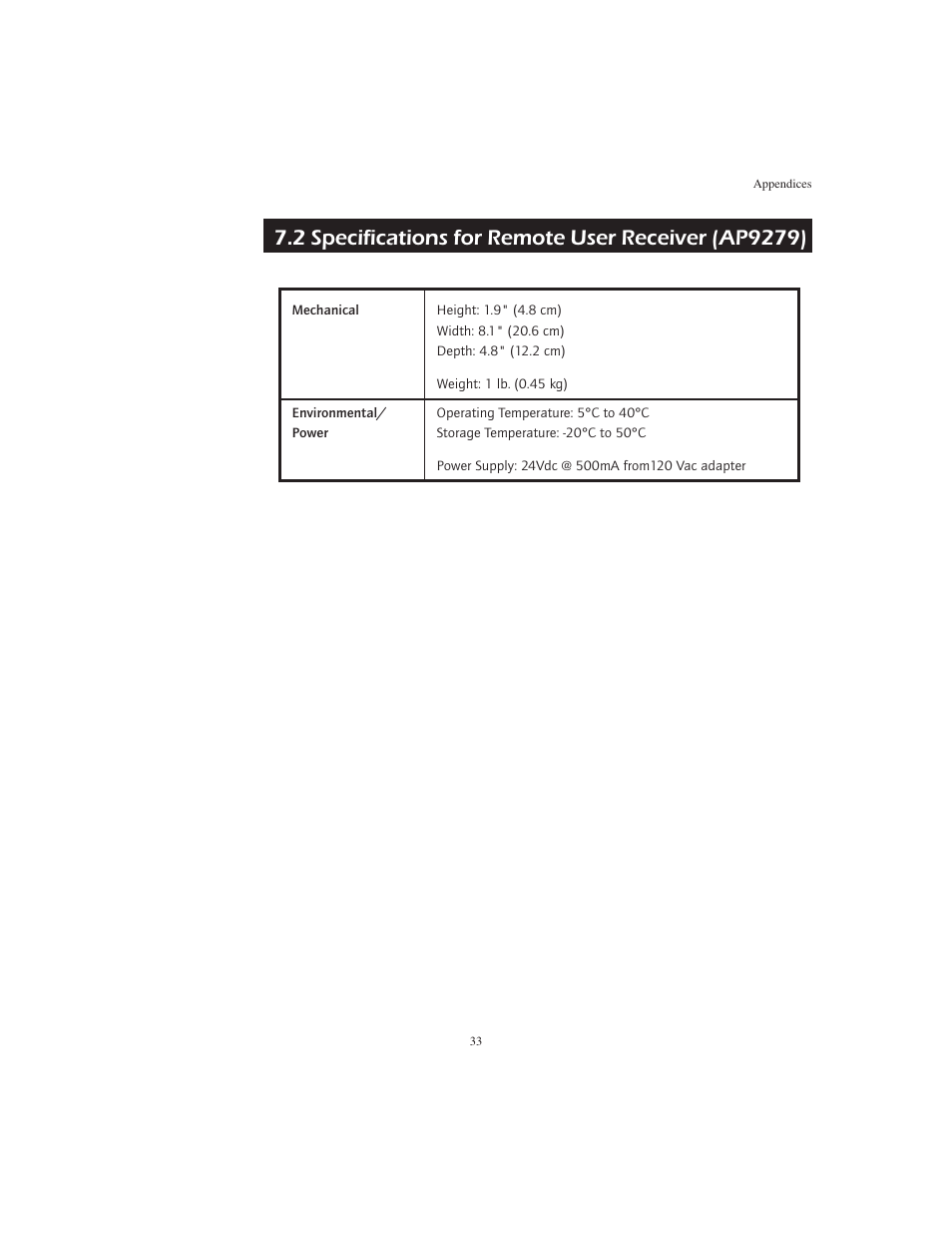 APC AP9268 User Manual | Page 38 / 49